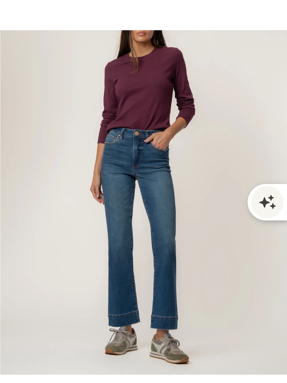 Women’s Kut From the Kloth Kelsey high rise ankle flare